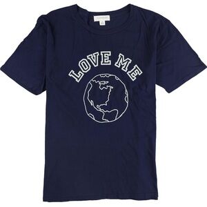 Treasure & Bond ‘Love Me’ 🌎 Graphic Tee l S l Navy
